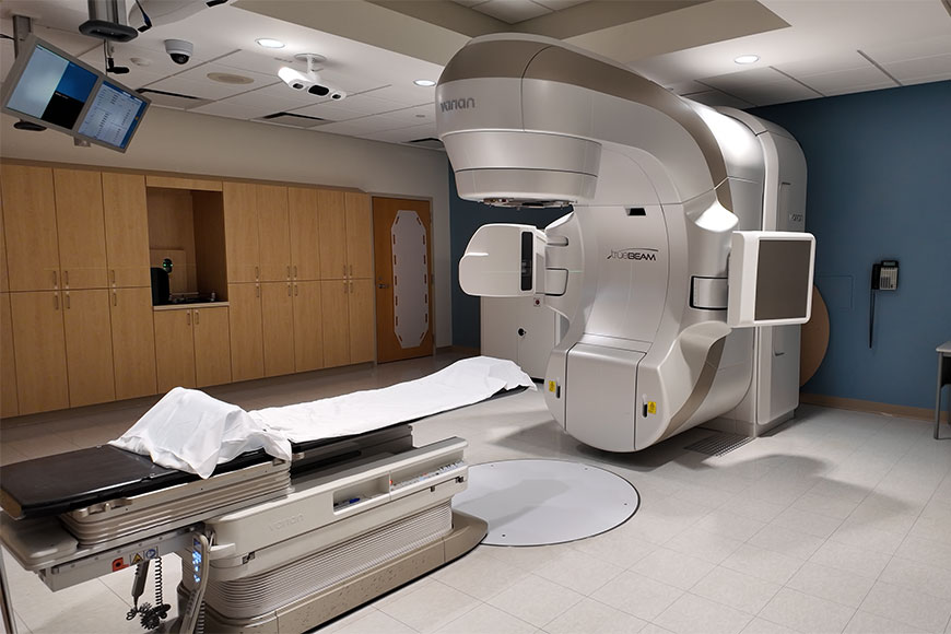 Radiation therapy machine at BID Plymouth